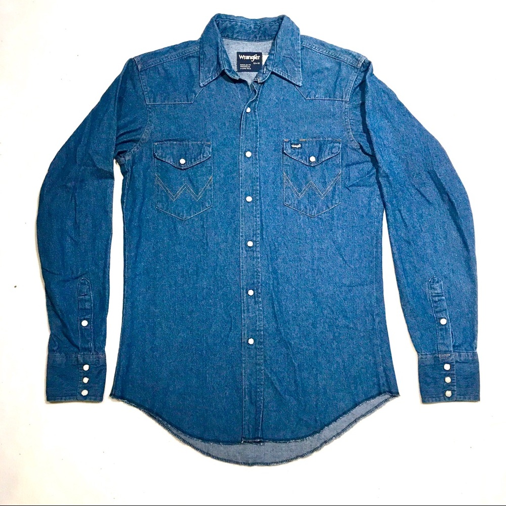 Wrangler | Western Denim Shirt USA made🇺🇸